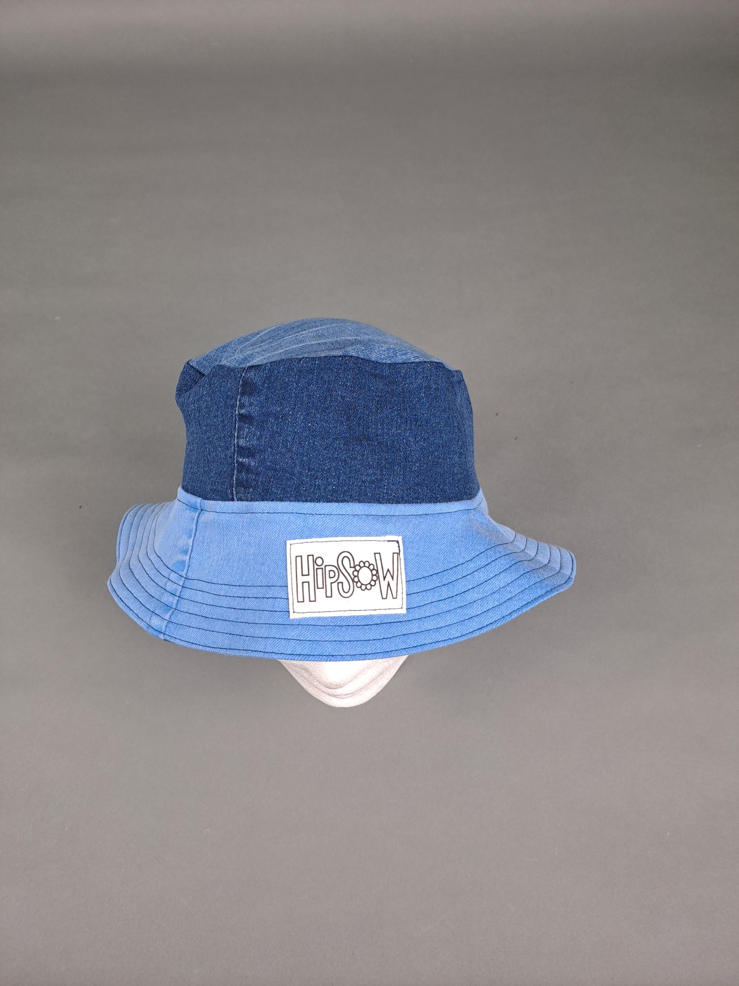 Bucket Hat aus Jeans recycelt, Obenansicht