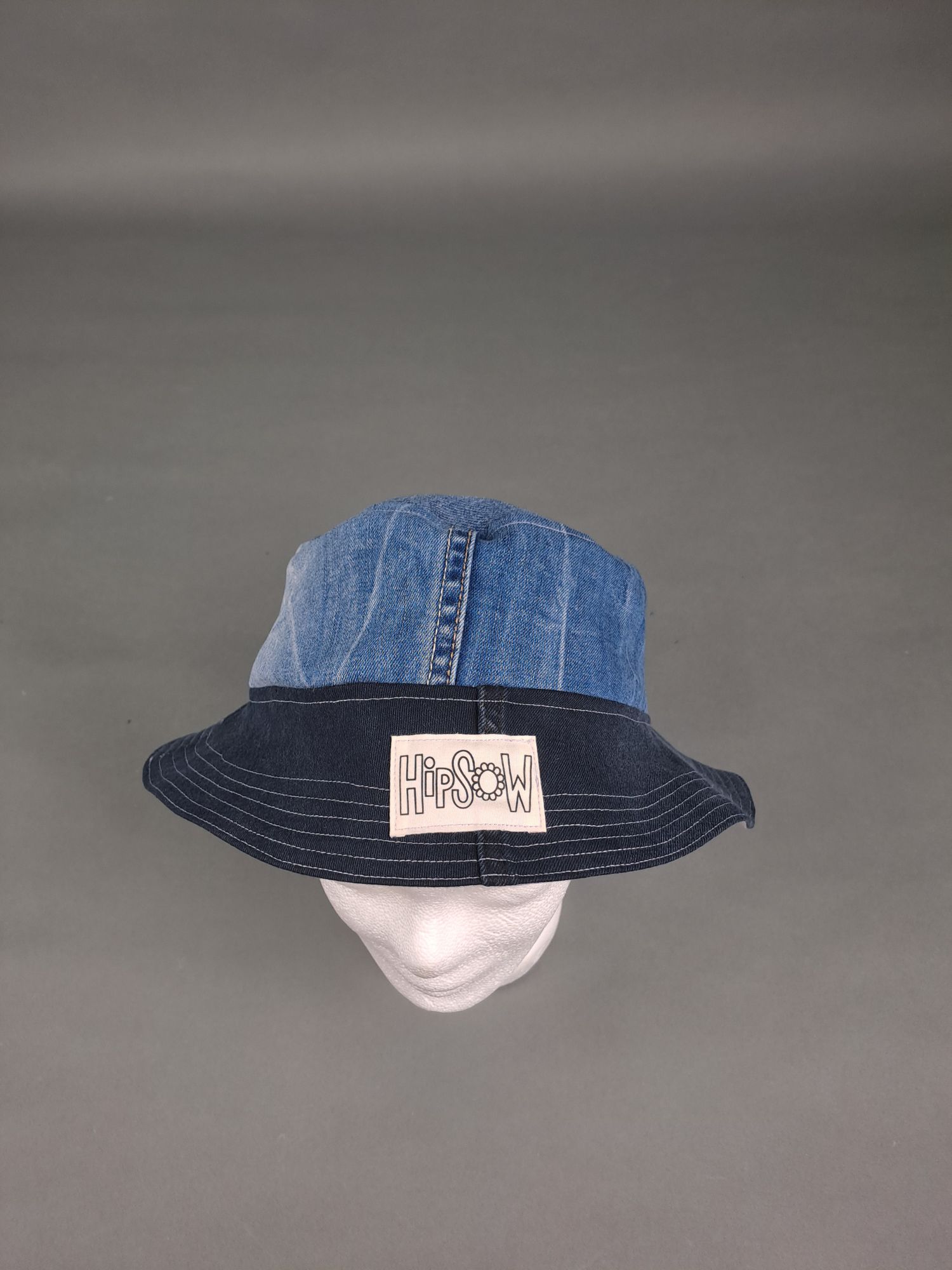 Bucket Hat aus Jeans, obenansicht
