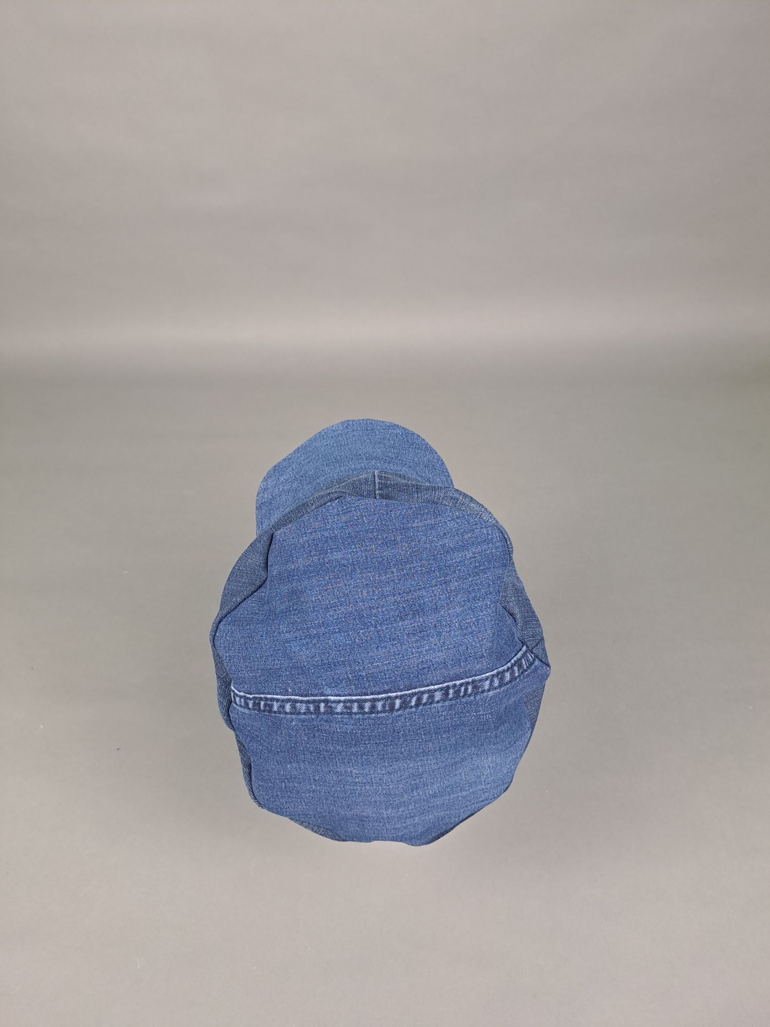 Schiffermütze Jeansupycycling aus Kopf