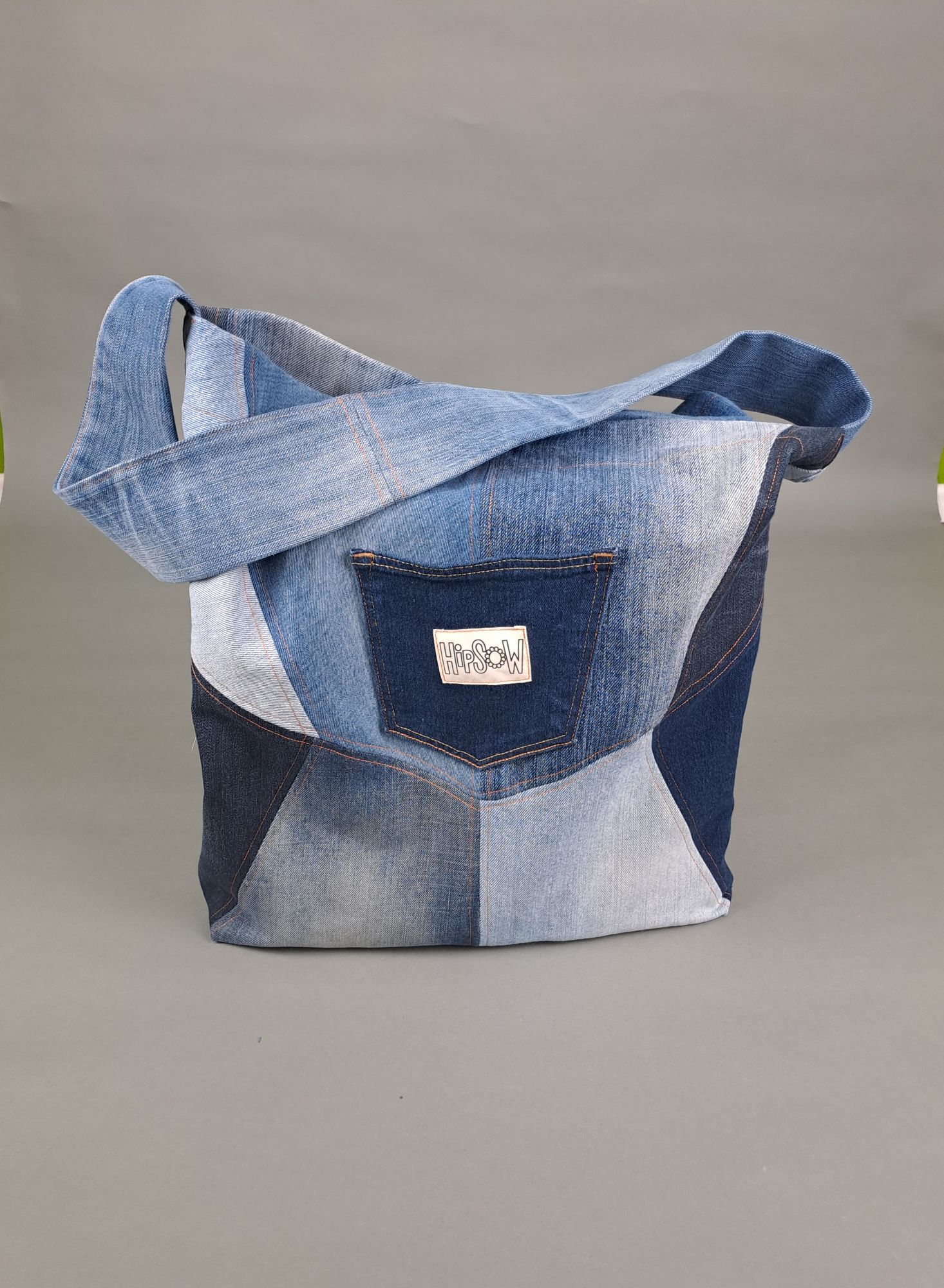 Upcycling Tragetasche aus Jeans