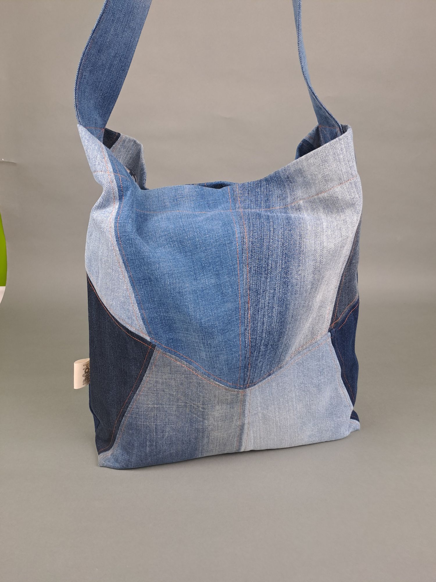 Upcycling Jeans Tragetasche