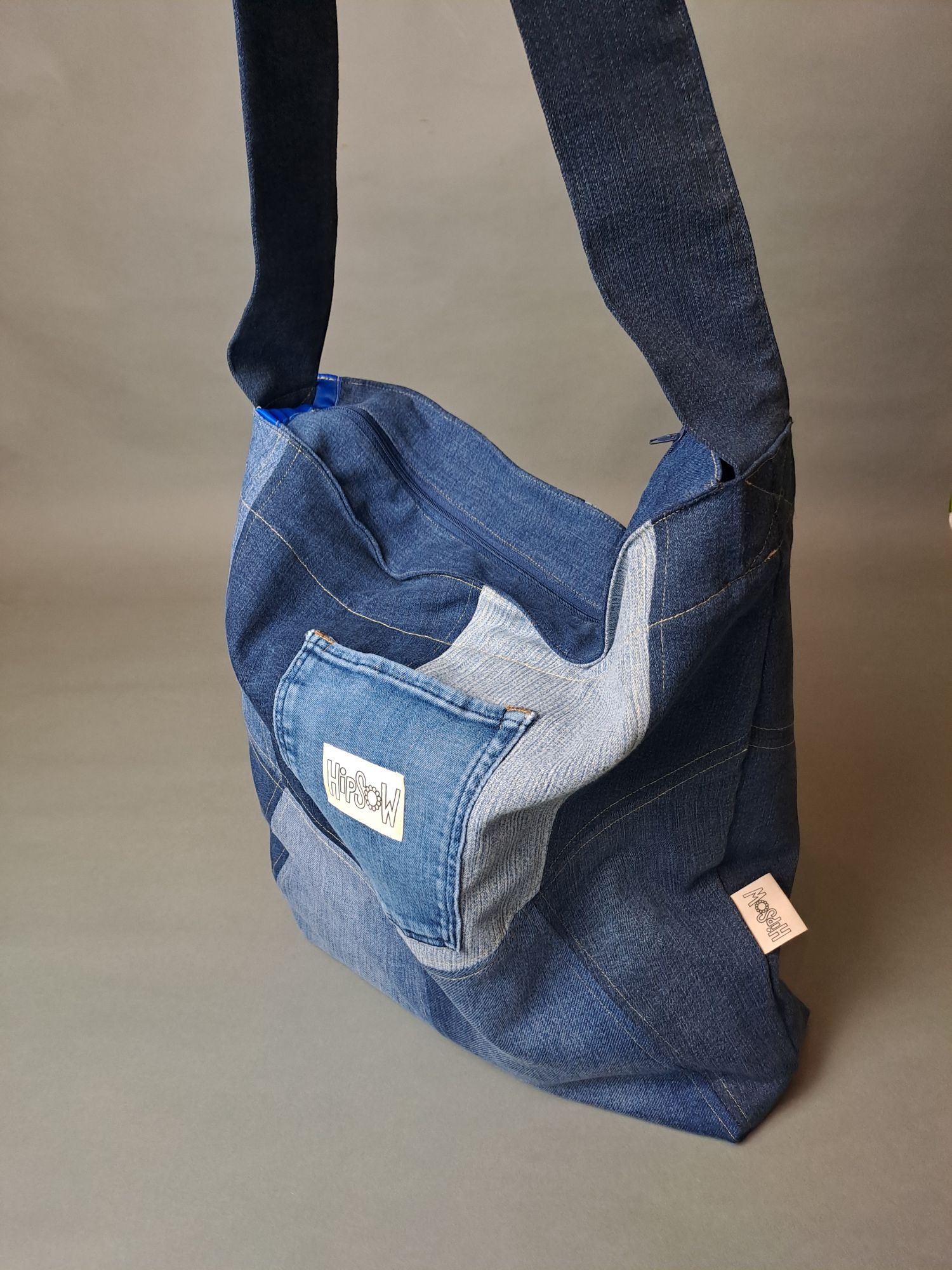Upcycling Jeans Tragetasche