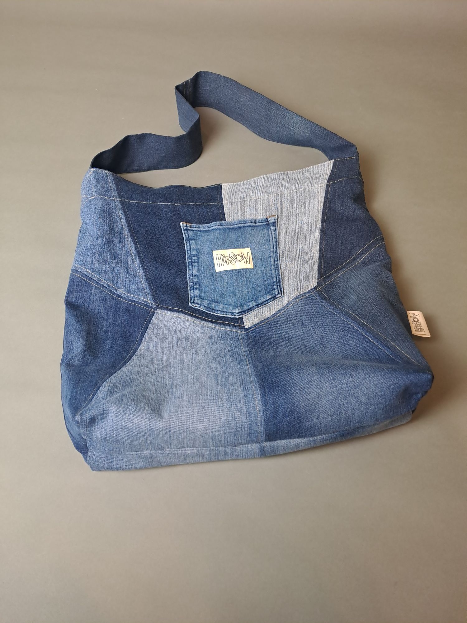 Upcycling Jeans Tragetasche