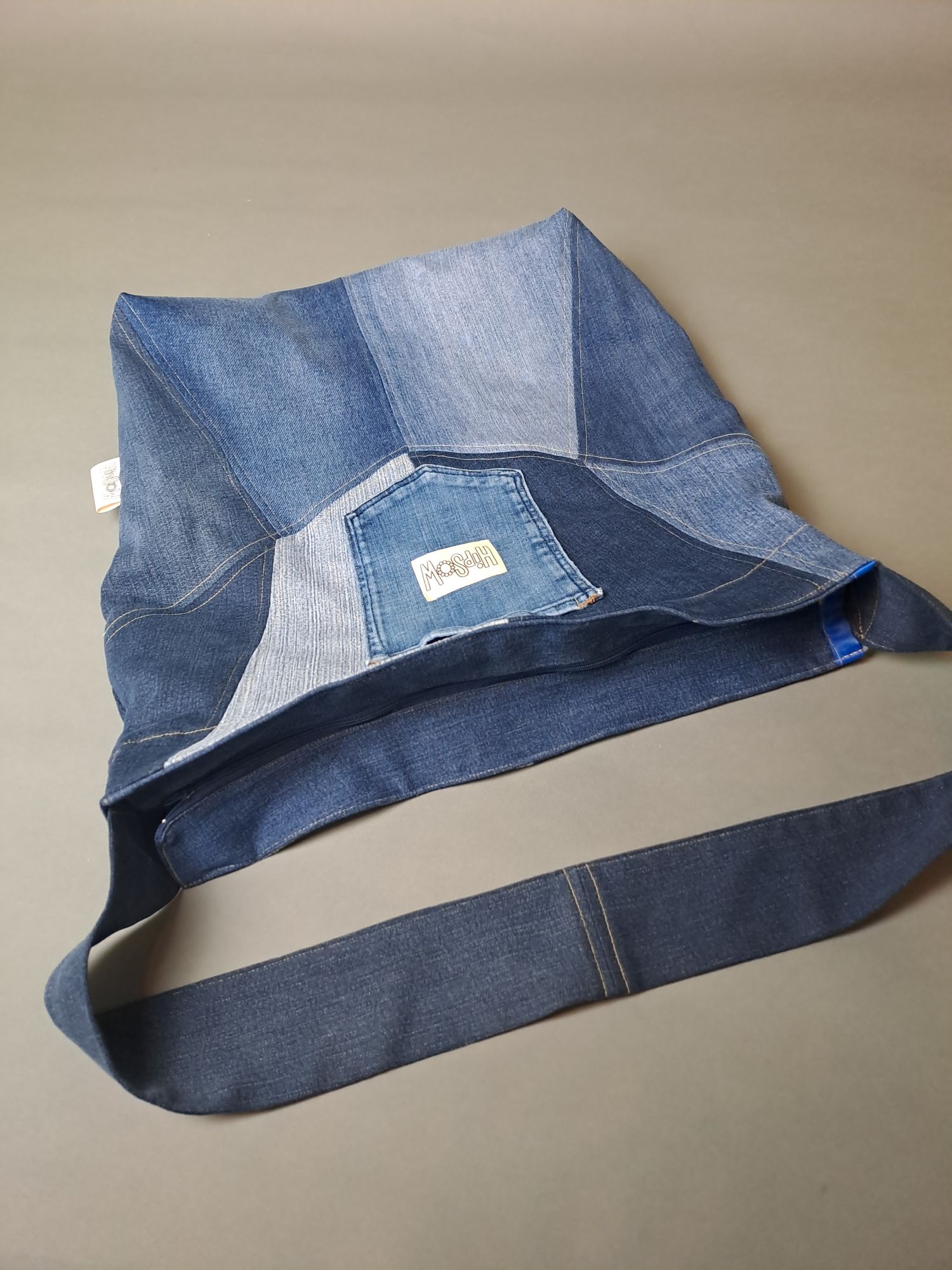 Upcycling Jeans Tragetasche