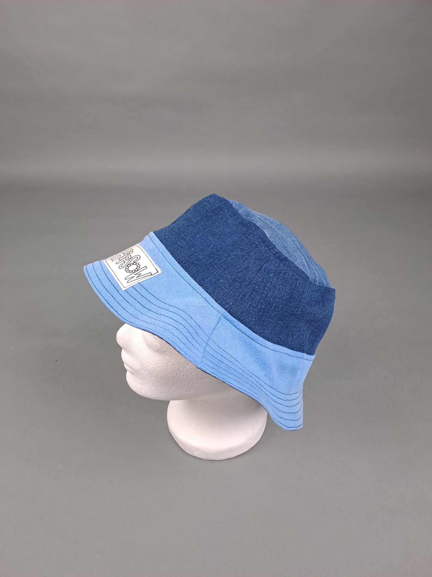Bucket Hat aus Jeans recycelt, Seitenansicht